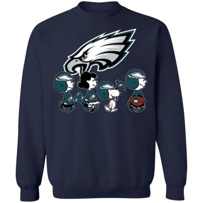 Cheer for the Philadelphia Eagles with Peanuts Snoopy & Friends NFL Shirt