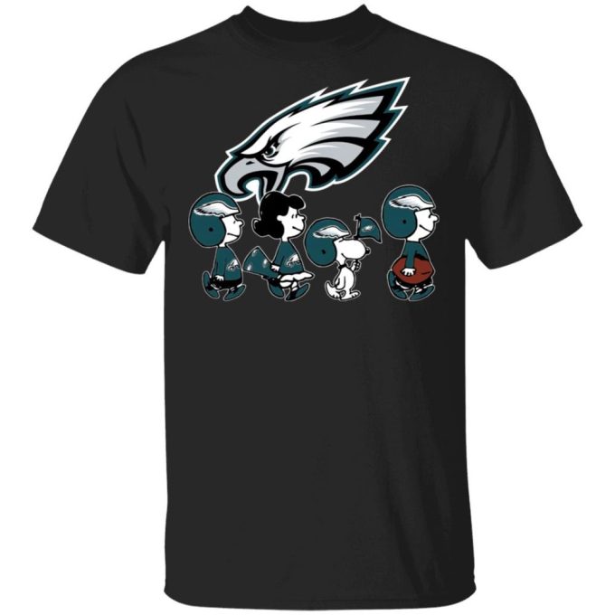 Cheer for the Philadelphia Eagles with Peanuts Snoopy & Friends NFL Shirt