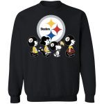 Peanuts Snoopy & Friends Cheer for Pittsburgh Steelers NFL Shirt: Show Your Team Spirit!