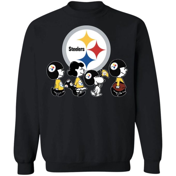 Peanuts Snoopy & Friends Cheer for Pittsburgh Steelers NFL Shirt: Show Your Team Spirit!