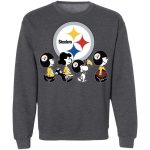 Peanuts Snoopy & Friends Cheer for Pittsburgh Steelers NFL Shirt: Show Your Team Spirit!