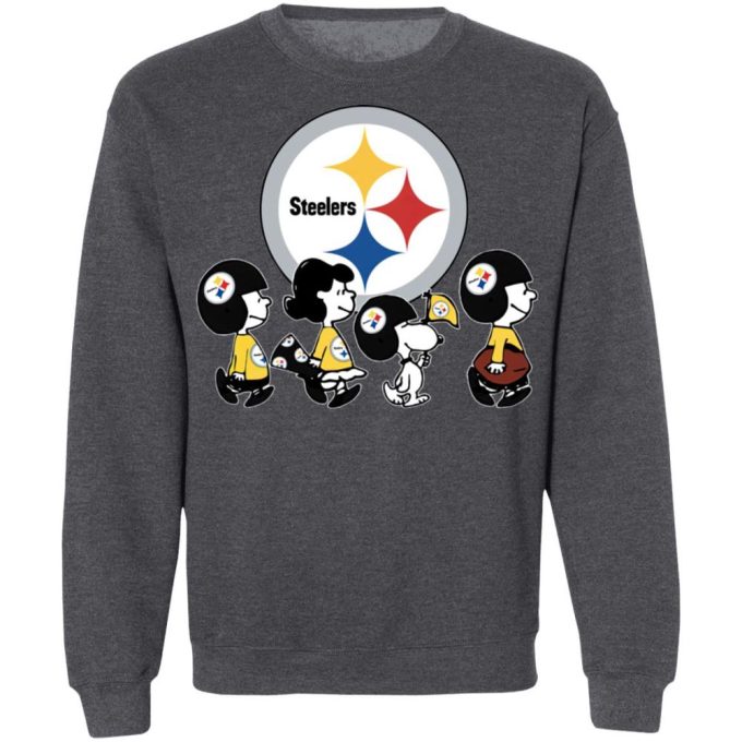 Peanuts Snoopy & Friends Cheer for Pittsburgh Steelers NFL Shirt: Show Your Team Spirit!