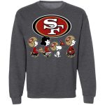 Peanuts Snoopy & Friends Cheer for SF 49ers Shirt: Show Your NFL Support!