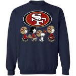 Peanuts Snoopy & Friends Cheer for SF 49ers Shirt: Show Your NFL Support!