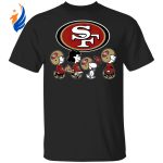 Peanuts Snoopy & Friends Cheer for SF 49ers Shirt: Show Your NFL Support!