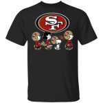Peanuts Snoopy & Friends Cheer for SF 49ers Shirt: Show Your NFL Support!
