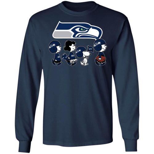 Show Your Seahawks Support with Peanuts Snoopy and Friends NFL Shirt Show Your Seahawks Support with Peanuts Snoopy and Friends NFL Shirt