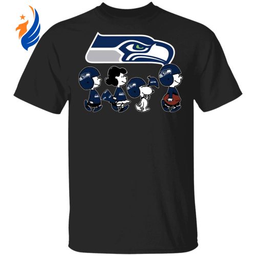 Show Your Seahawks Support with Peanuts Snoopy and Friends NFL Shirt Show Your Seahawks Support with Peanuts Snoopy and Friends NFL Shirt