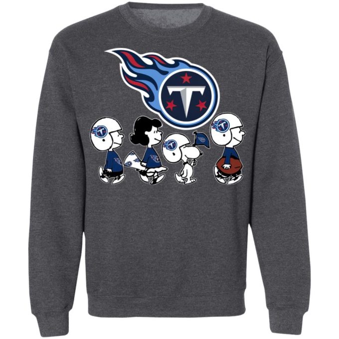 Shop the Peanuts Snoopy and Friends Tennessee Titans NFL Shirt – Show your team spirit!