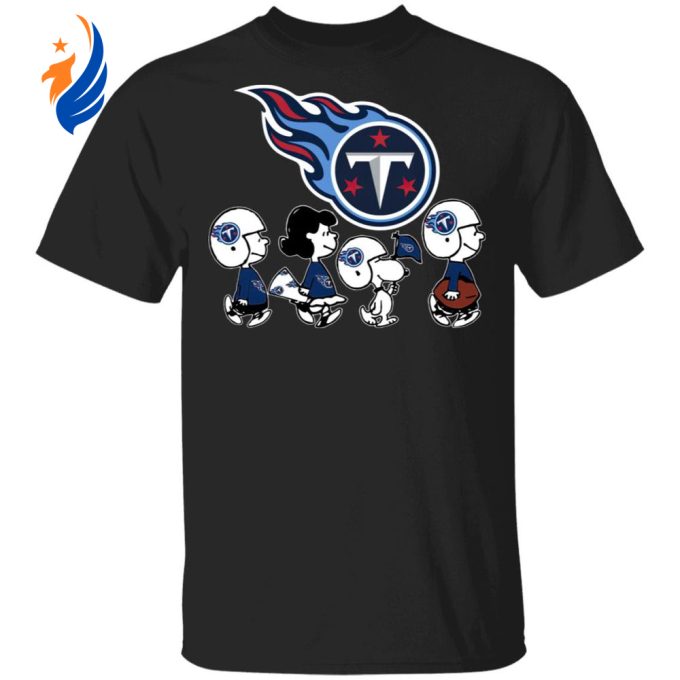 Shop the Peanuts Snoopy and Friends Tennessee Titans NFL Shirt – Show your team spirit!