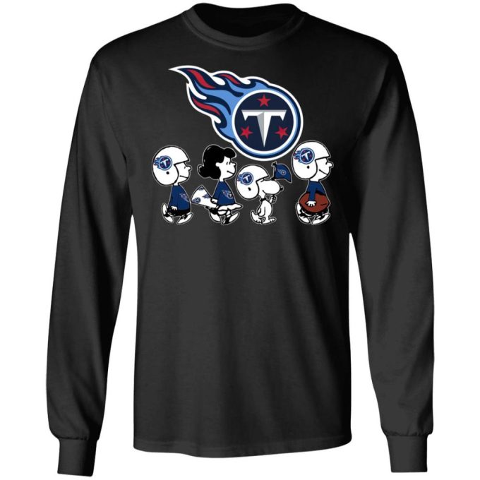Shop the Peanuts Snoopy and Friends Tennessee Titans NFL Shirt – Show your team spirit!