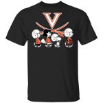 Cheer for Virginia Cavaliers with Peanuts Snoopy & Friends NCAA Shirt