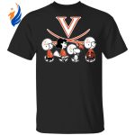 Cheer for Virginia Cavaliers with Peanuts Snoopy & Friends NCAA Shirt