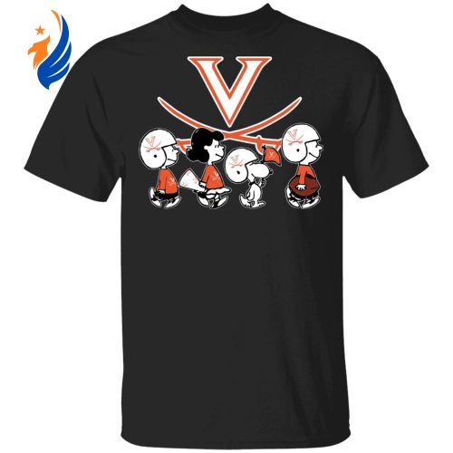 Cheer for Virginia Cavaliers with Peanuts Snoopy & Friends NCAA Shirt Cheer for Virginia Cavaliers with Peanuts Snoopy & Friends NCAA Shirt