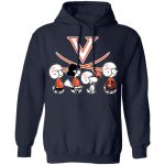 Cheer for Virginia Cavaliers with Peanuts Snoopy & Friends NCAA Shirt