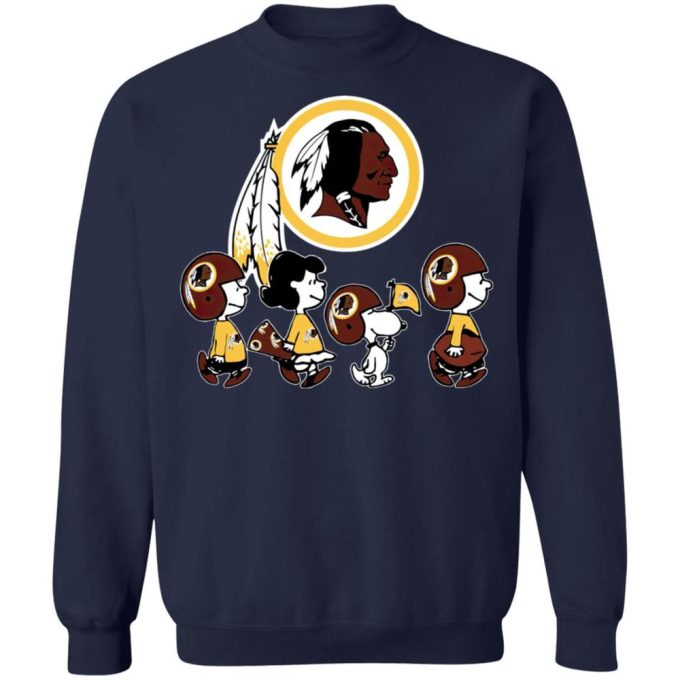 Snoopy & Friends Cheer for Washington Redskins NFL Shirt: Show Your Team Spirit!