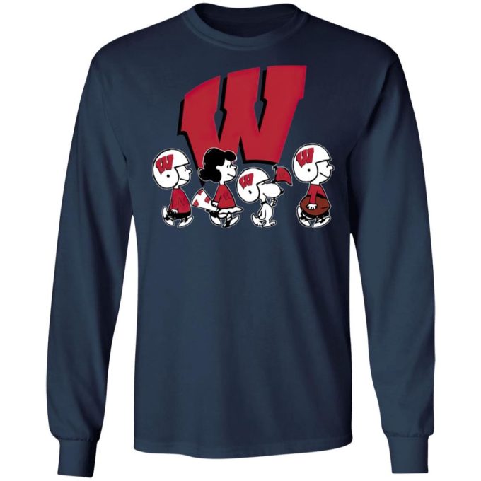 Cheer for Wisconsin Badgers with Peanuts Snoopy & Friends NCAA Shirt – Limited Edition!