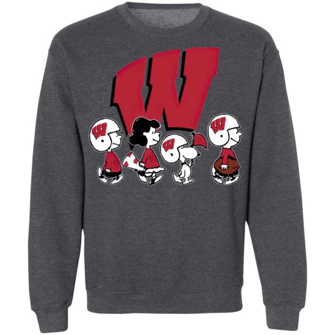 Cheer for Wisconsin Badgers with Peanuts Snoopy & Friends NCAA Shirt – Limited Edition!