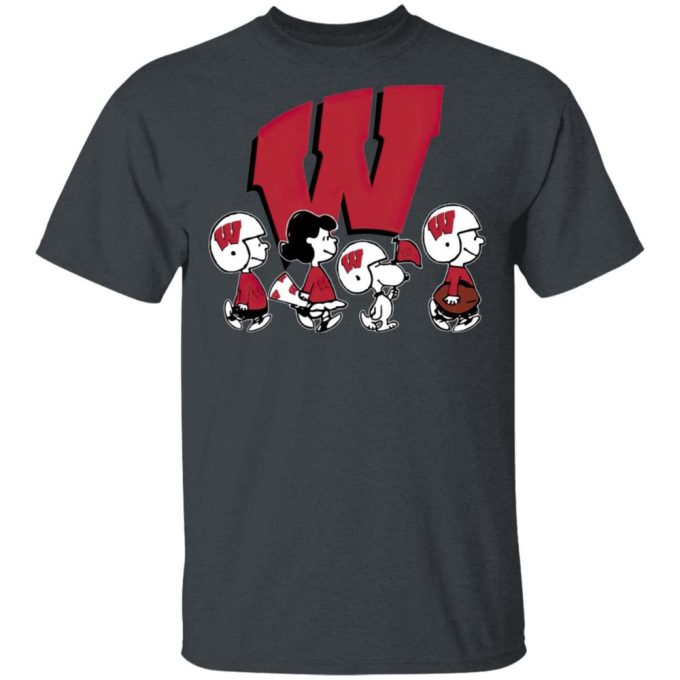 Cheer for Wisconsin Badgers with Peanuts Snoopy & Friends NCAA Shirt – Limited Edition!