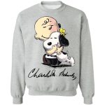 Peanuts Snoopy Hug Charlie Brown Signature Shirt – Woodstock Design Limited Edition Collectible Peanuts Snoopy Hug Charlie Brown Signature Shirt – Woodstock Design Limited Edition Collectible