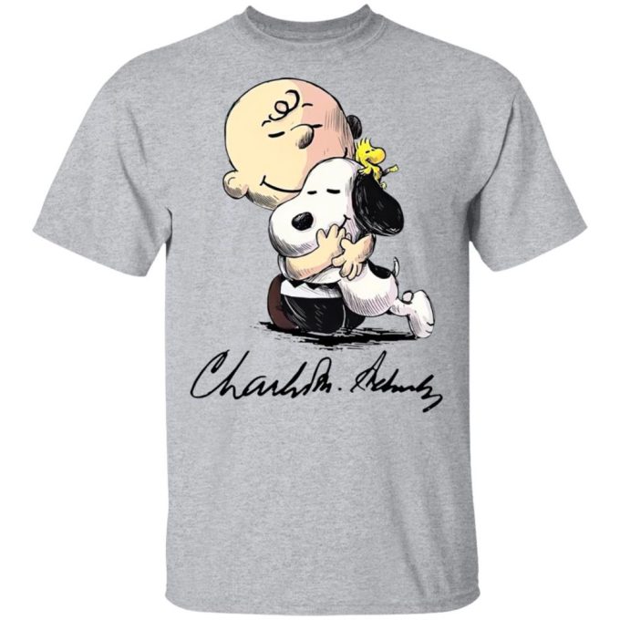 Peanuts Snoopy Hug Charlie Brown Signature Shirt – Woodstock Design Limited Edition Collectible