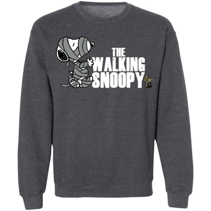 Spooktacular Walking Snoopy Happy Halloween T-Shirt: Celebrate in Style!