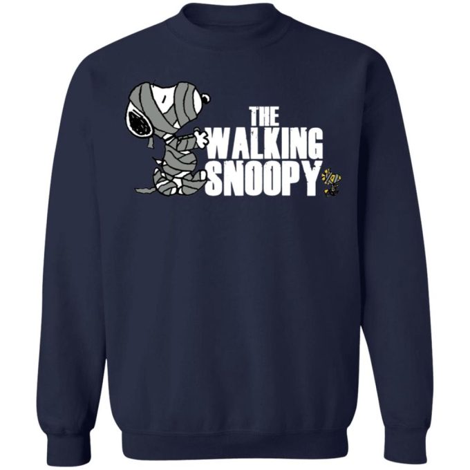 Spooktacular Walking Snoopy Happy Halloween T-Shirt: Celebrate in Style!