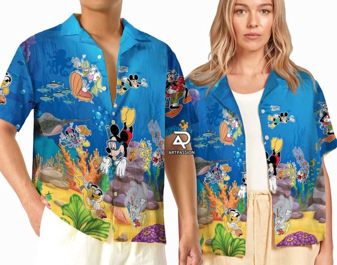 Tropical Mickey Mouse Surf Hawaiian Shirt – Mickey and Friends: Fun and Stylish Beachwear