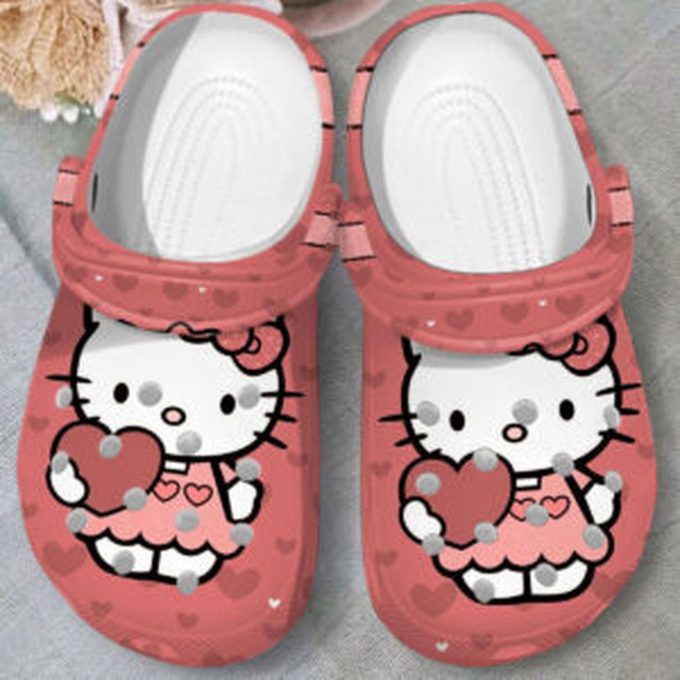 Unique Design Hello Kitty Cartoon Clogs Shoes