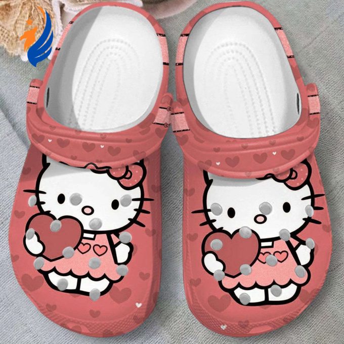 Unique Design Hello Kitty Cartoon Clogs Shoes Unique Design Hello Kitty Cartoon Clogs Shoes