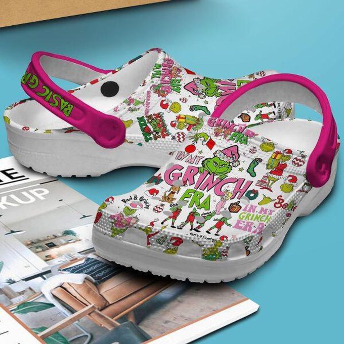 Unisex Classic Christmas Grinches Era Clogs,  Fun And Safe For Outdoor Activity