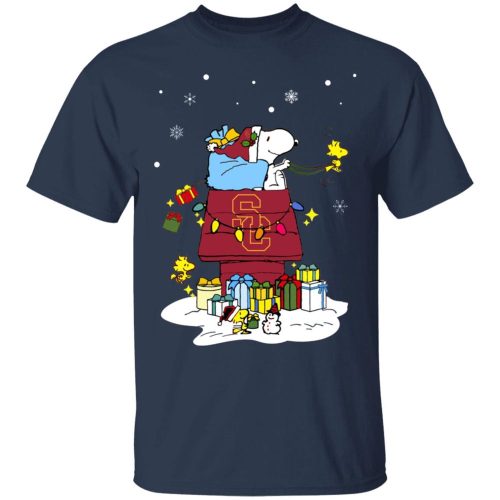 Get in the Holiday Spirit with USC Trojans Santa Snoopy Shirt – Merry Christmas! Get in the Holiday Spirit with USC Trojans Santa Snoopy Shirt – Merry Christmas!