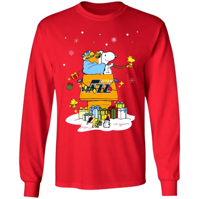 Spread Holiday Cheer with Utah Jazz Santa Snoopy Shirt – Merry Christmas Greetings! Spread Holiday Cheer with Utah Jazz Santa Snoopy Shirt – Merry Christmas Greetings!
