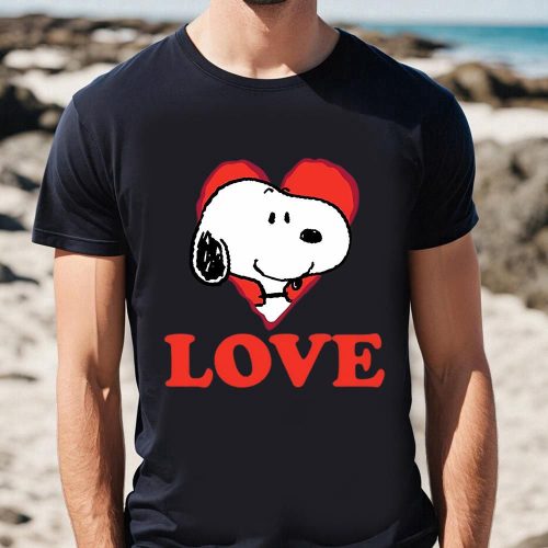 Chicago Cubs & Snoopy Hawaiian Shirt: Show Your Team Spirit with this Unique and Fun MLB Collaboration! Valentine Day T Shirt, I Love Snoopy Valentine Merch Holiday Valentine’s Day Gifts Shirt Funny Valentine’s T-Shirt