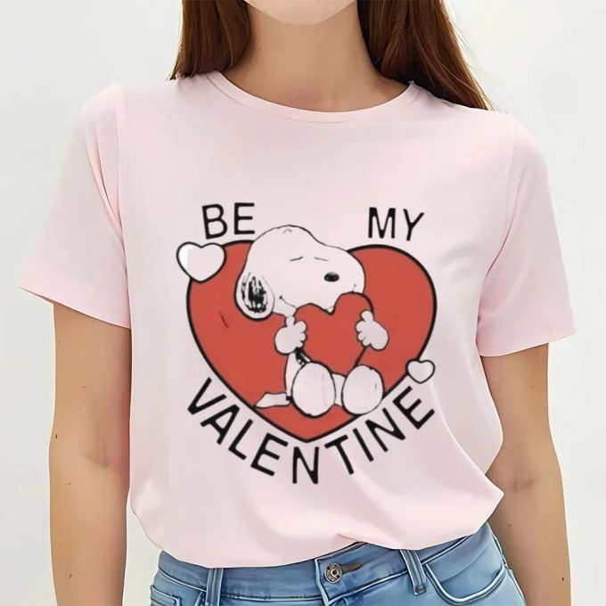 Valentine Day T Shirt, Peanuts Snoopy Be My Valentine Shirt