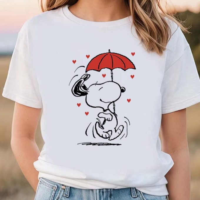 Valentine Day T Shirt, Peanuts Snoopy Raining Hearts Valentine T-Shirt Valentine Day T Shirt, Peanuts Snoopy Raining Hearts Valentine T-Shirt