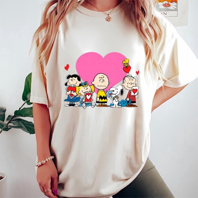 Valentine Day T Shirt, Peanuts Snoopy Valentine Day Sleeve Shirt Valentine Day T Shirt, Peanuts Snoopy Valentine Day Sleeve Shirt