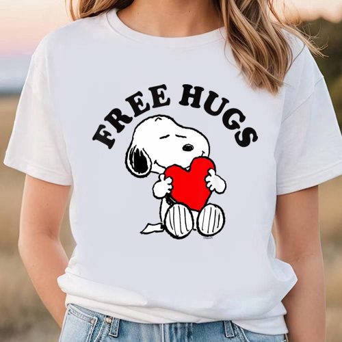 Valentine Day T Shirt, Peanuts Valentine Free Snoopy Hugs T-Shirt Valentine Day T Shirt, Peanuts Valentine Free Snoopy Hugs T-Shirt