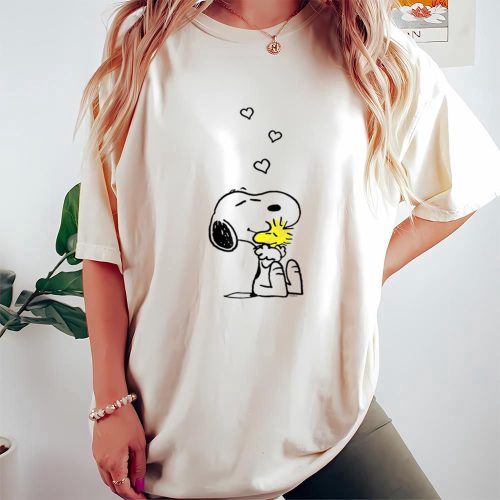 Valentine Day T Shirt, Peanuts Valentine Snoopy And Woodstock Hugs And Love T-shirt Valentine Day T Shirt, Peanuts Valentine Snoopy And Woodstock Hugs And Love T-shirt