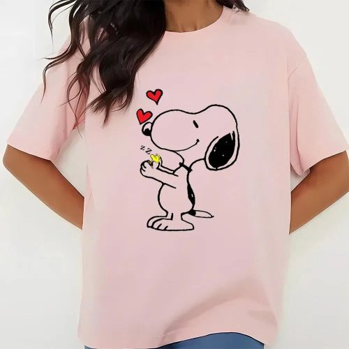 Valentine Day T Shirt, Snoopy And Woodstock Happy Valentine Day Gifts Shirt Valentine Day T Shirt, Snoopy And Woodstock Happy Valentine Day Gifts Shirt
