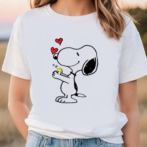 Valentine Day T Shirt, Snoopy And Woodstock Happy Valentine Day Gifts Shirt Valentine Day T Shirt, Snoopy And Woodstock Happy Valentine Day Gifts Shirt