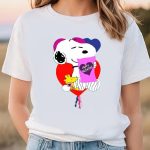 Valentine Day T Shirt, Snoopy And Woodstock Happy Valentine Shirt