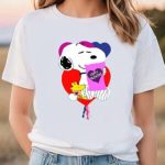 Valentine Day T Shirt, Snoopy And Woodstock Happy Valentine Shirt