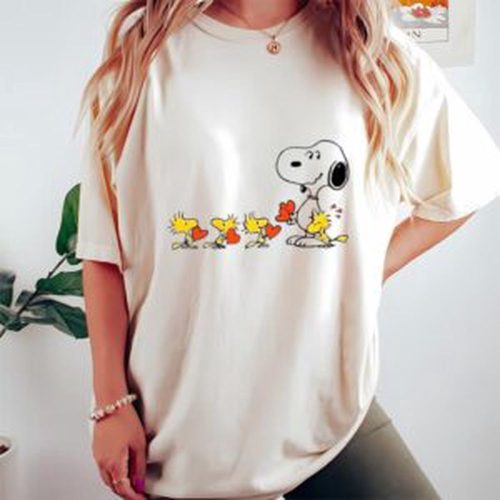 Valentine Day T Shirt, Snoopy And Woodstock Valentine Day Gifts Shirt Valentine Day T Shirt, Snoopy And Woodstock Valentine Day Gifts Shirt