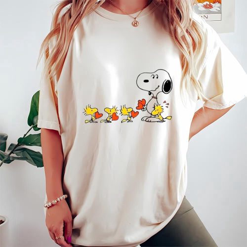 Valentine Day T Shirt, Snoopy And Woodstock Valentine Day Gifts Shirt Valentine Day T Shirt, Snoopy And Woodstock Valentine Day Gifts Shirt