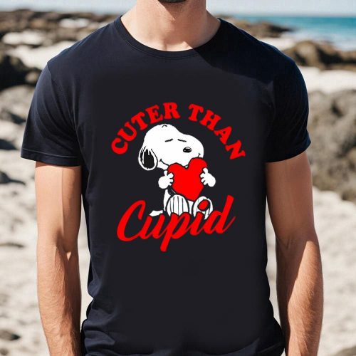 Valentine Day T Shirt, Snoopy Cuter Than Cupid Valentine Day Shirt Valentine Day T Shirt, Snoopy Cuter Than Cupid Valentine Day Shirt