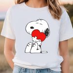 Valentine Day T Shirt, Snoopy Heart Hugs Valentines T-shirt