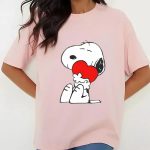 Valentine Day T Shirt, Snoopy Heart Hugs Valentines T-shirt