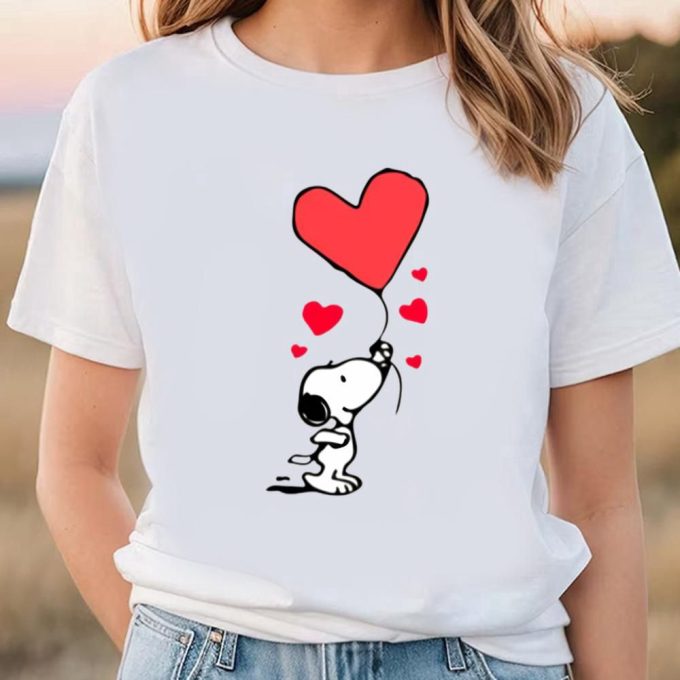 Valentine Day T Shirt, Snoopy Heart Valentine’s Day Balloon Snoopy Love Shirt Valentine Day T Shirt, Snoopy Heart Valentine’s Day Balloon Snoopy Love Shirt