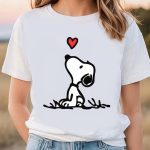 Valentine Day T Shirt, Snoopy Heart Valentines Trending Shirt Valentine Day T Shirt, Snoopy Heart Valentines Trending Shirt